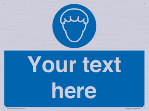 Custom Hair protection must be worn